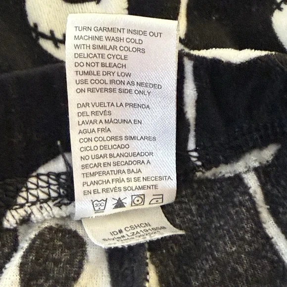 Disney's The Nightmare Before Christmas Jack Skellington Pajama Lounge Pants LG - Picture 4 of 8